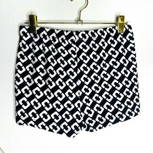 DVF x Reebok Shorts Black and White Chain link signature Workout